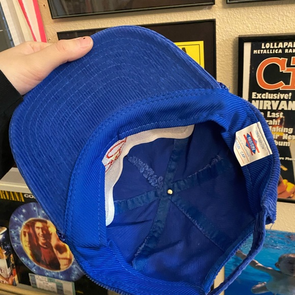 Vintage Nissin LaSalle 300 Blue Corduroy Hat - Picture 3 of 3